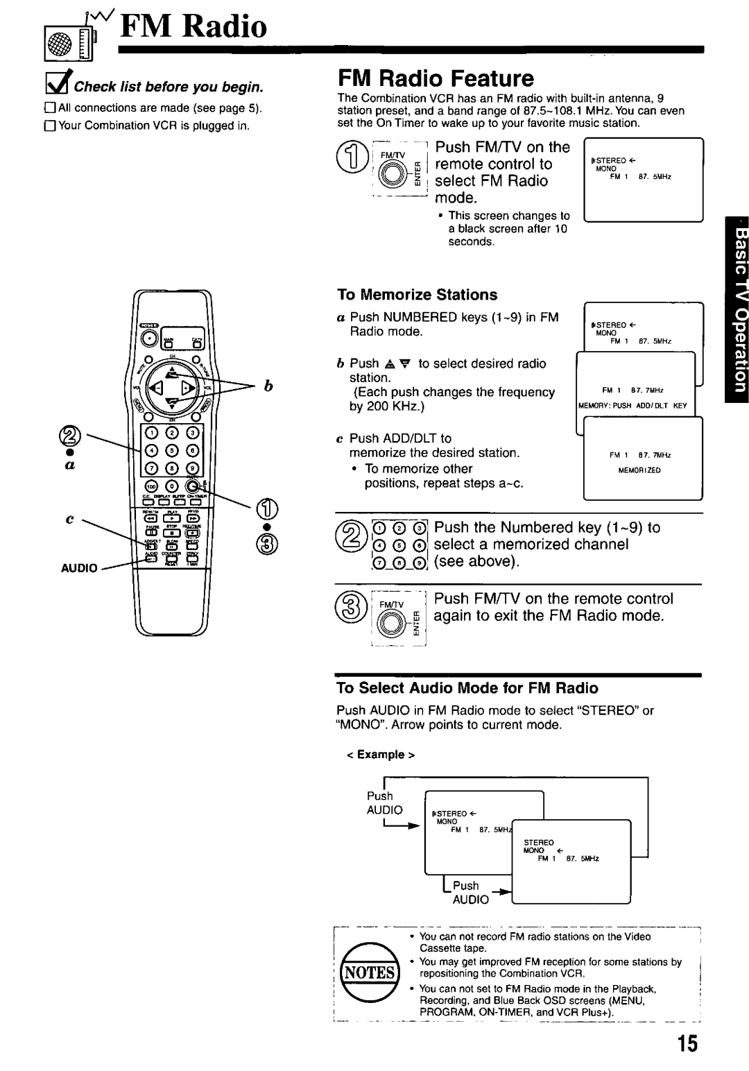 Panasonic PV-M2767 manual 