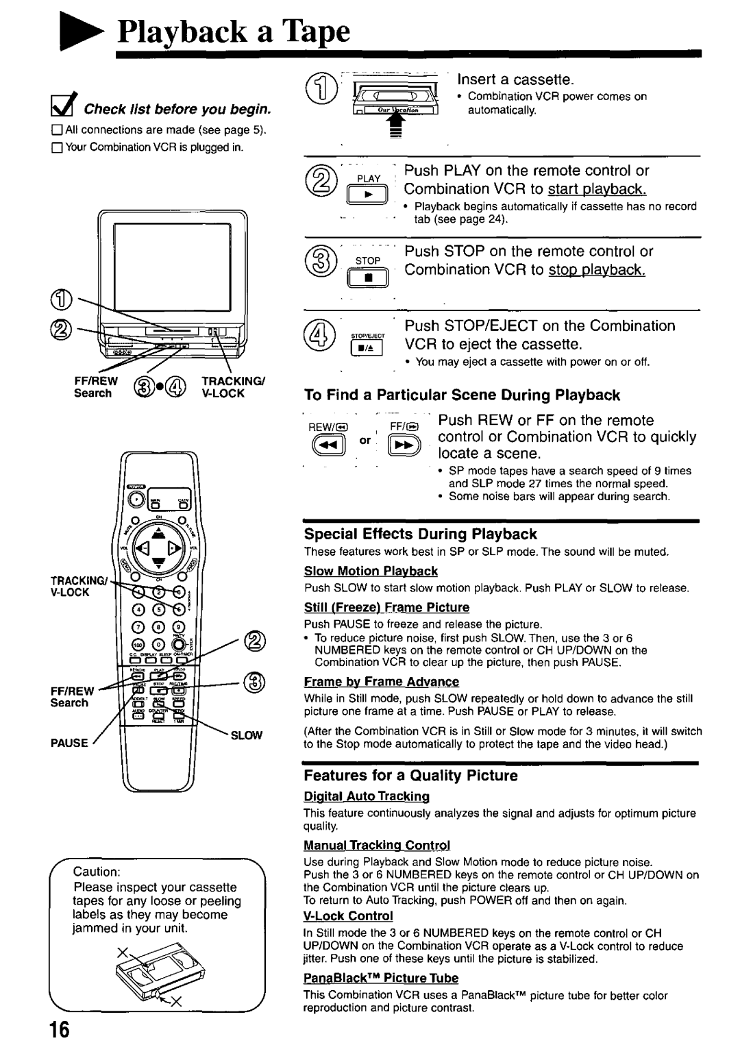 Panasonic PV-M2767 manual 