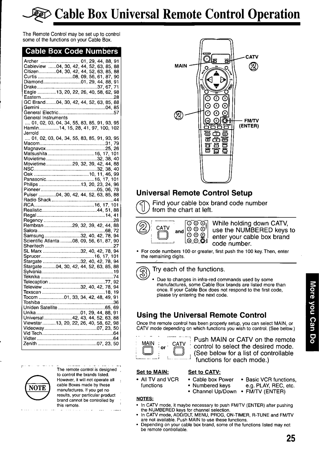 Panasonic PV-M2767 manual 