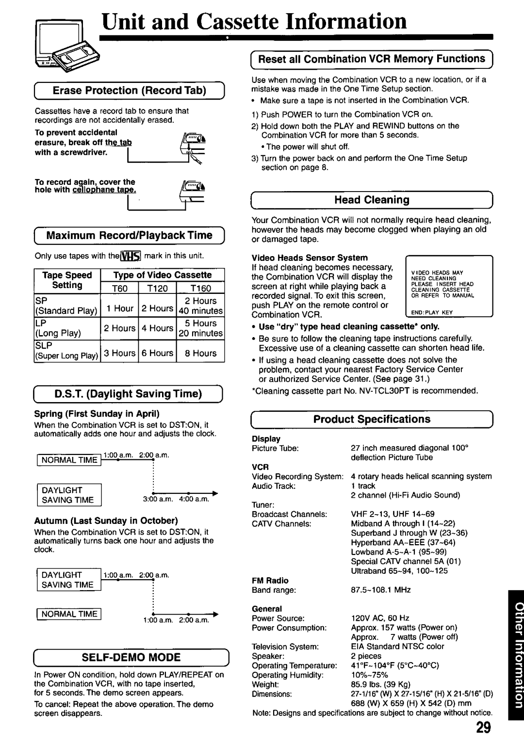 Panasonic PV-M2767 manual 