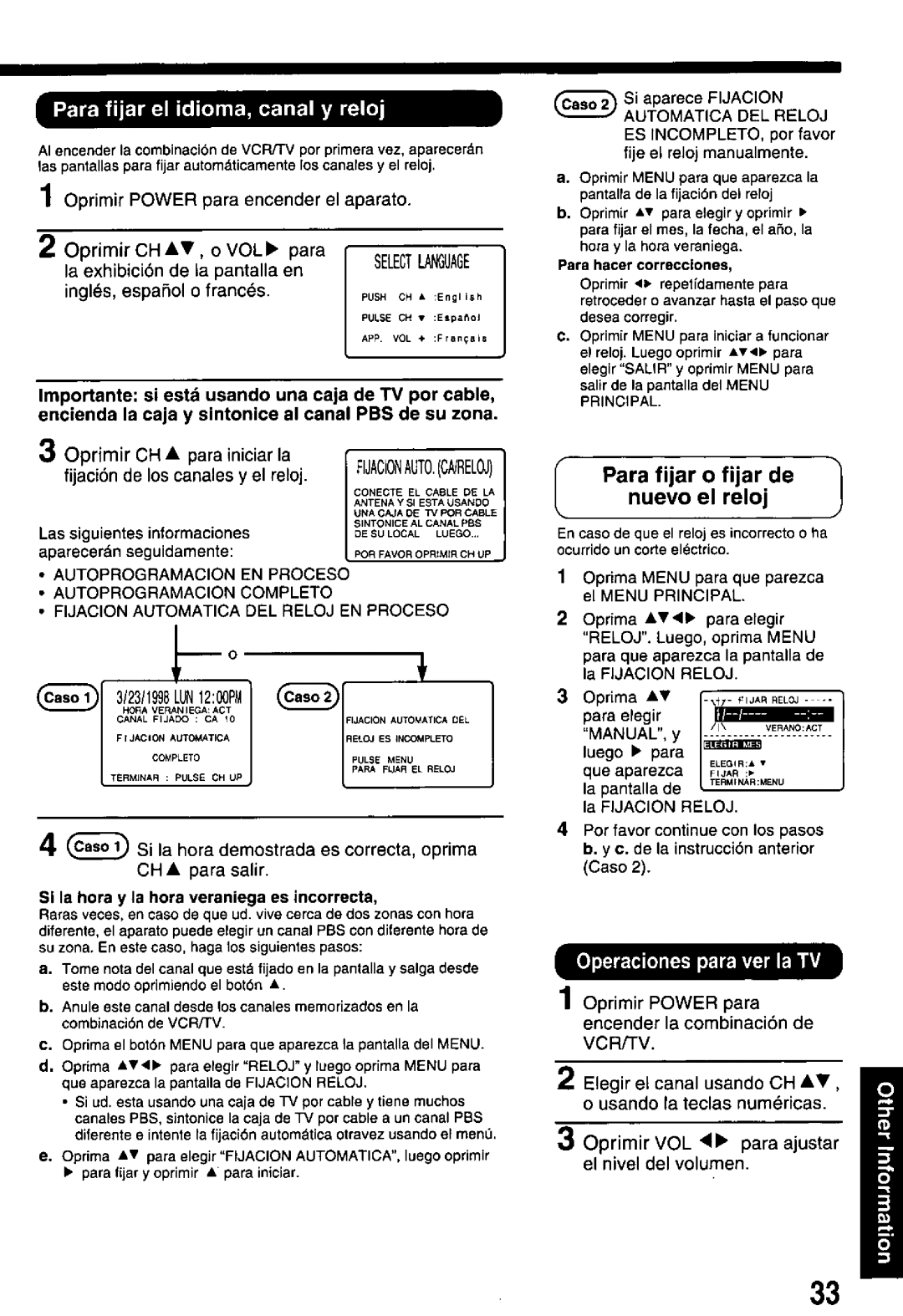 Panasonic PV-M2768 manual 