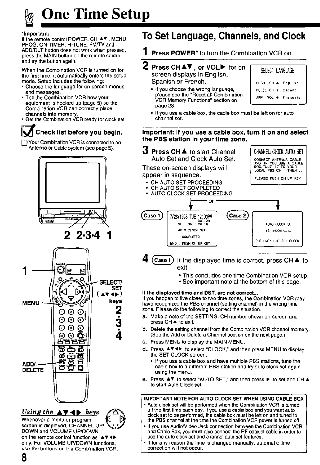 Panasonic PV-M2768 manual 