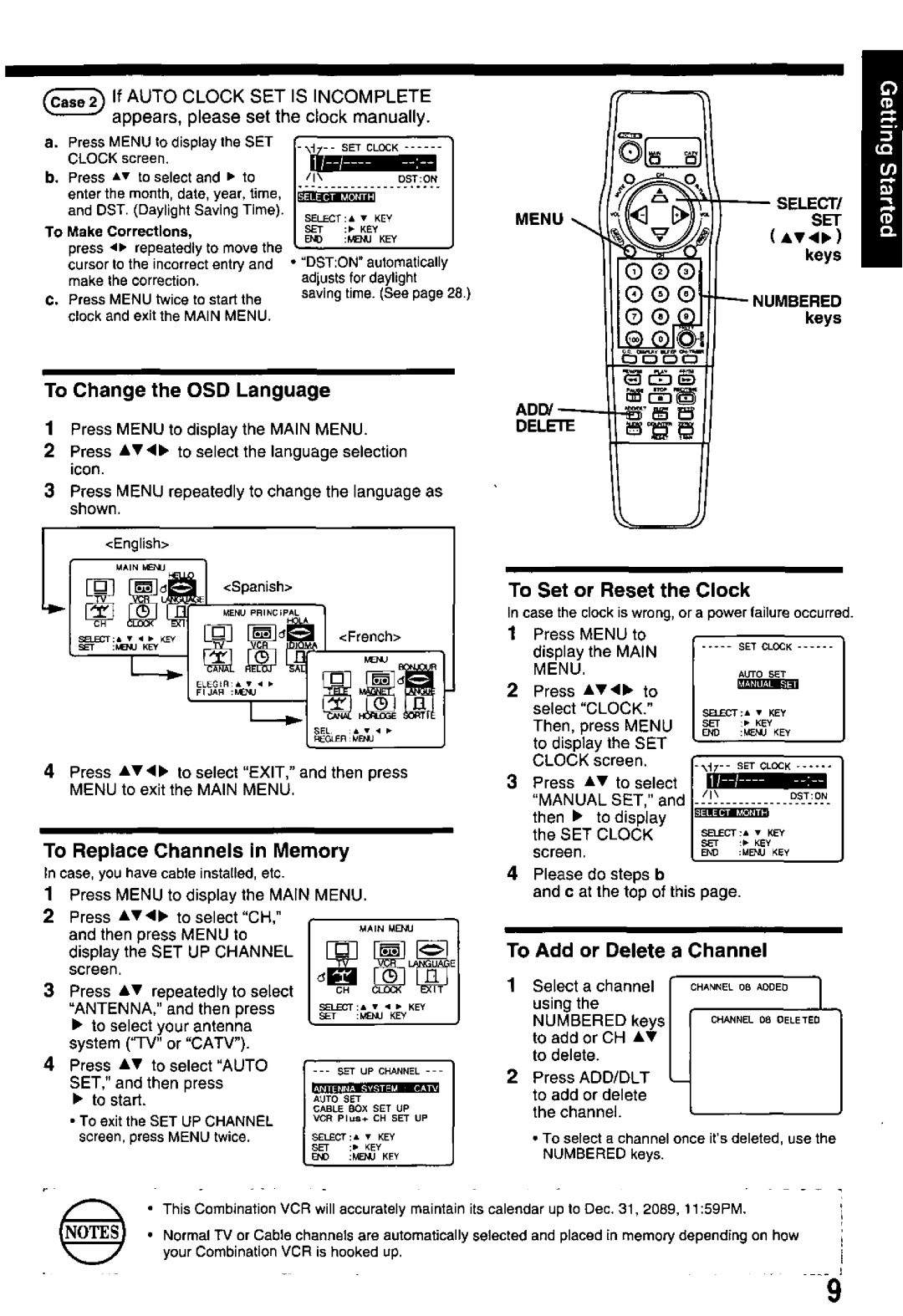 Panasonic PV-M2768 manual 