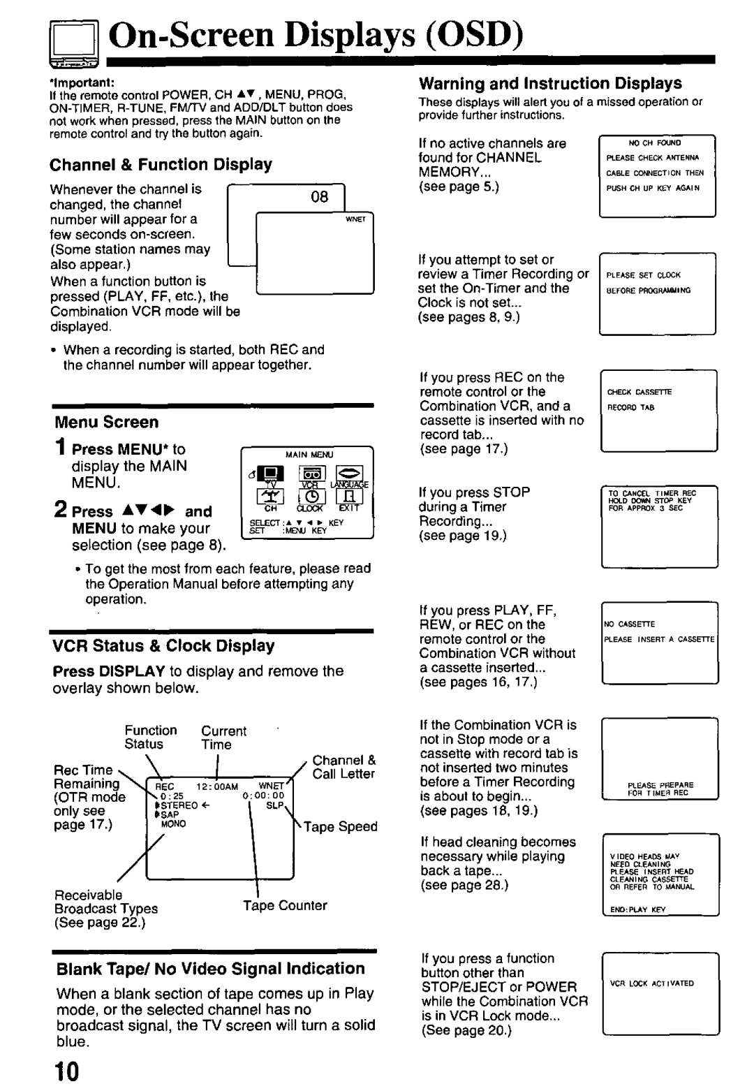 Panasonic PV-M2768 manual 