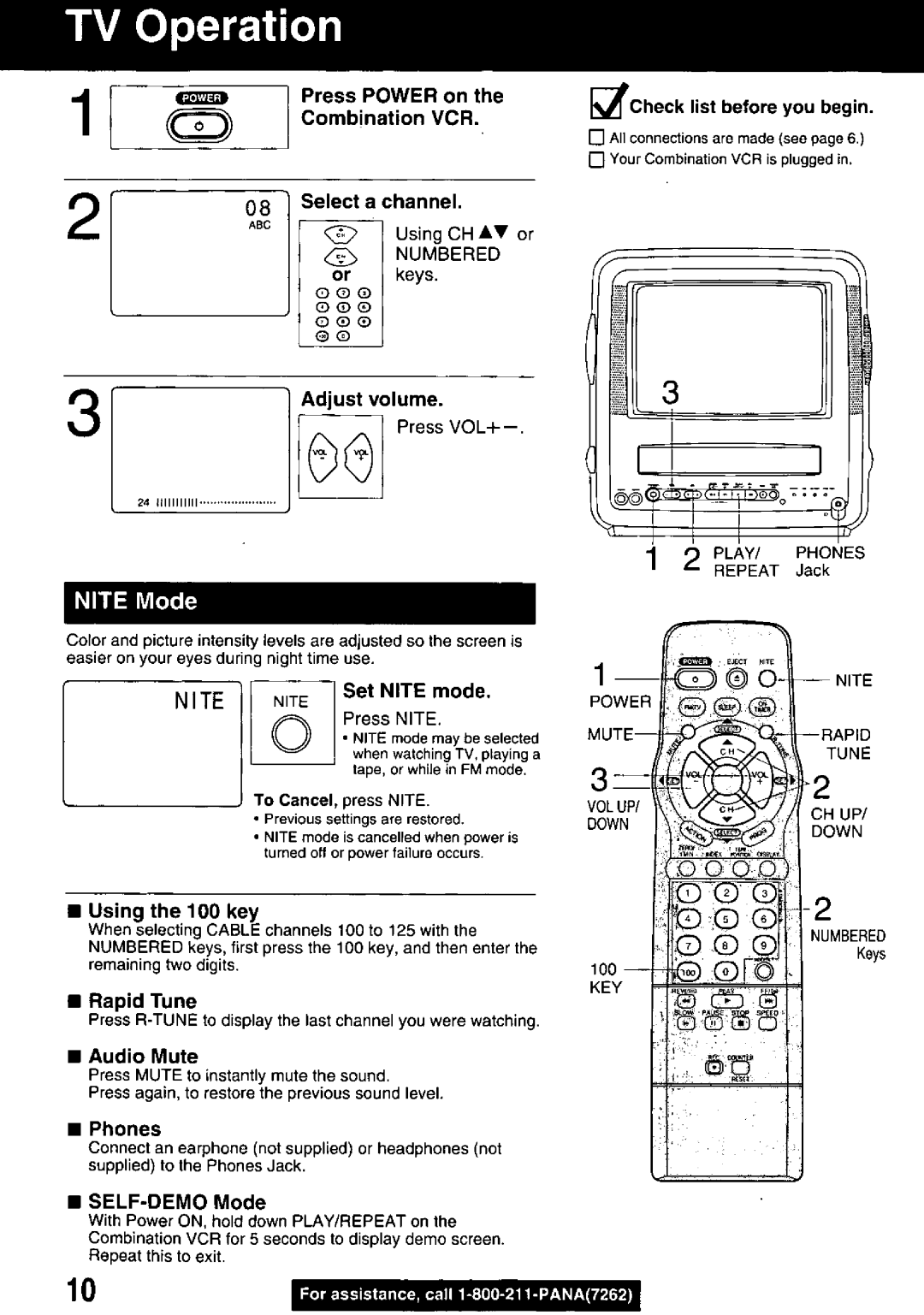 Panasonic PV M939 manual 