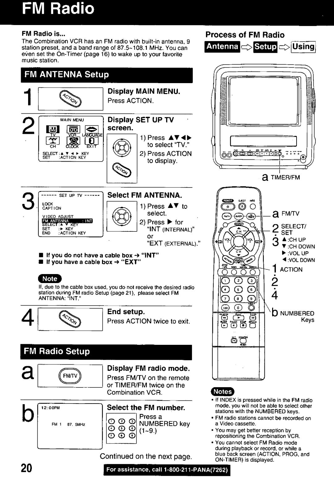 Panasonic PV M939 manual 