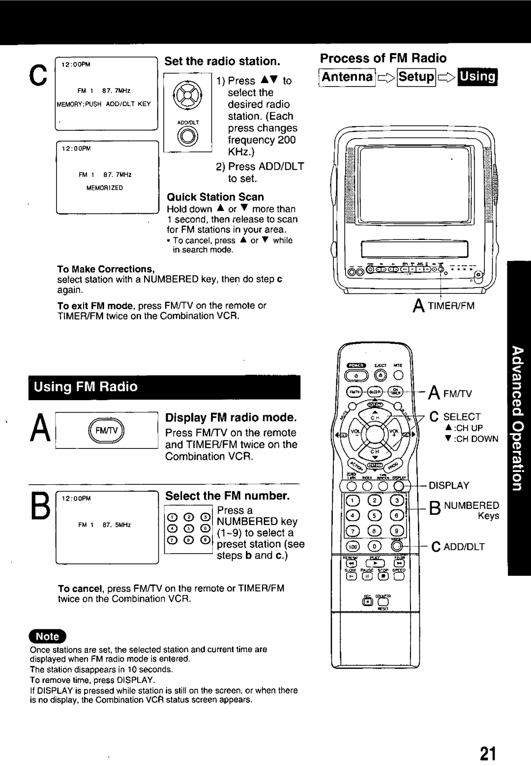 Panasonic PV M939 manual 