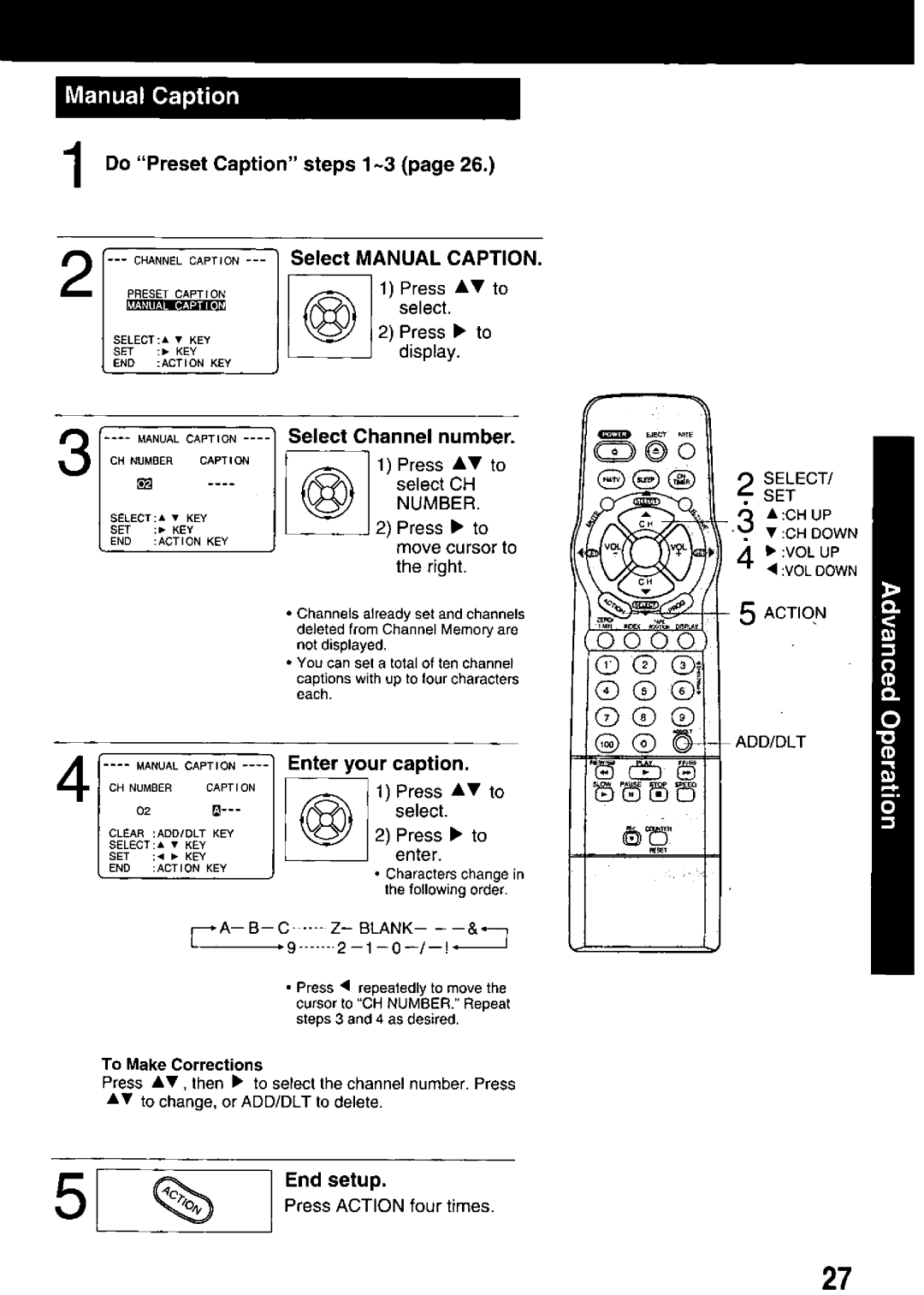 Panasonic PV M939 manual 