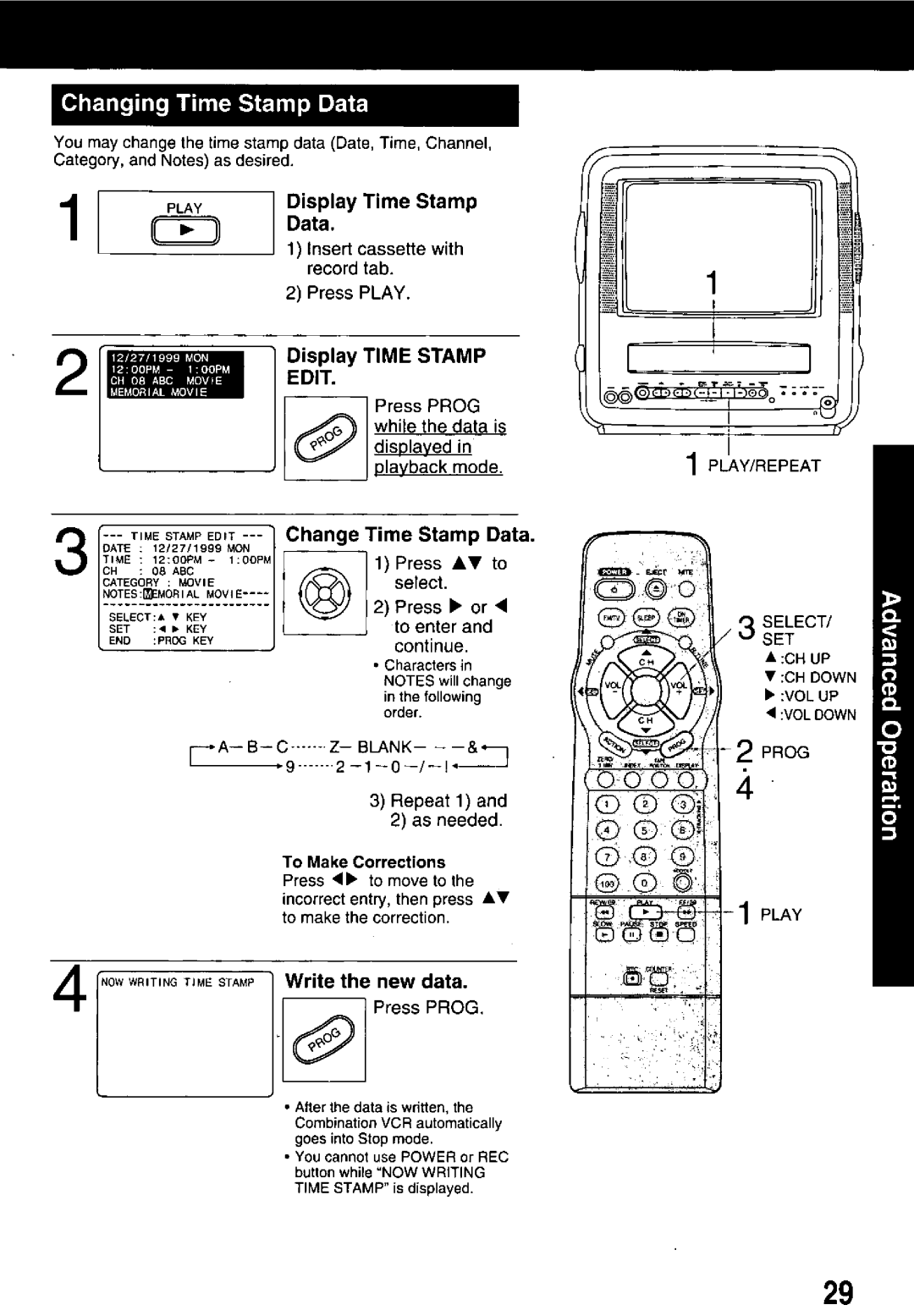 Panasonic PV M939 manual 