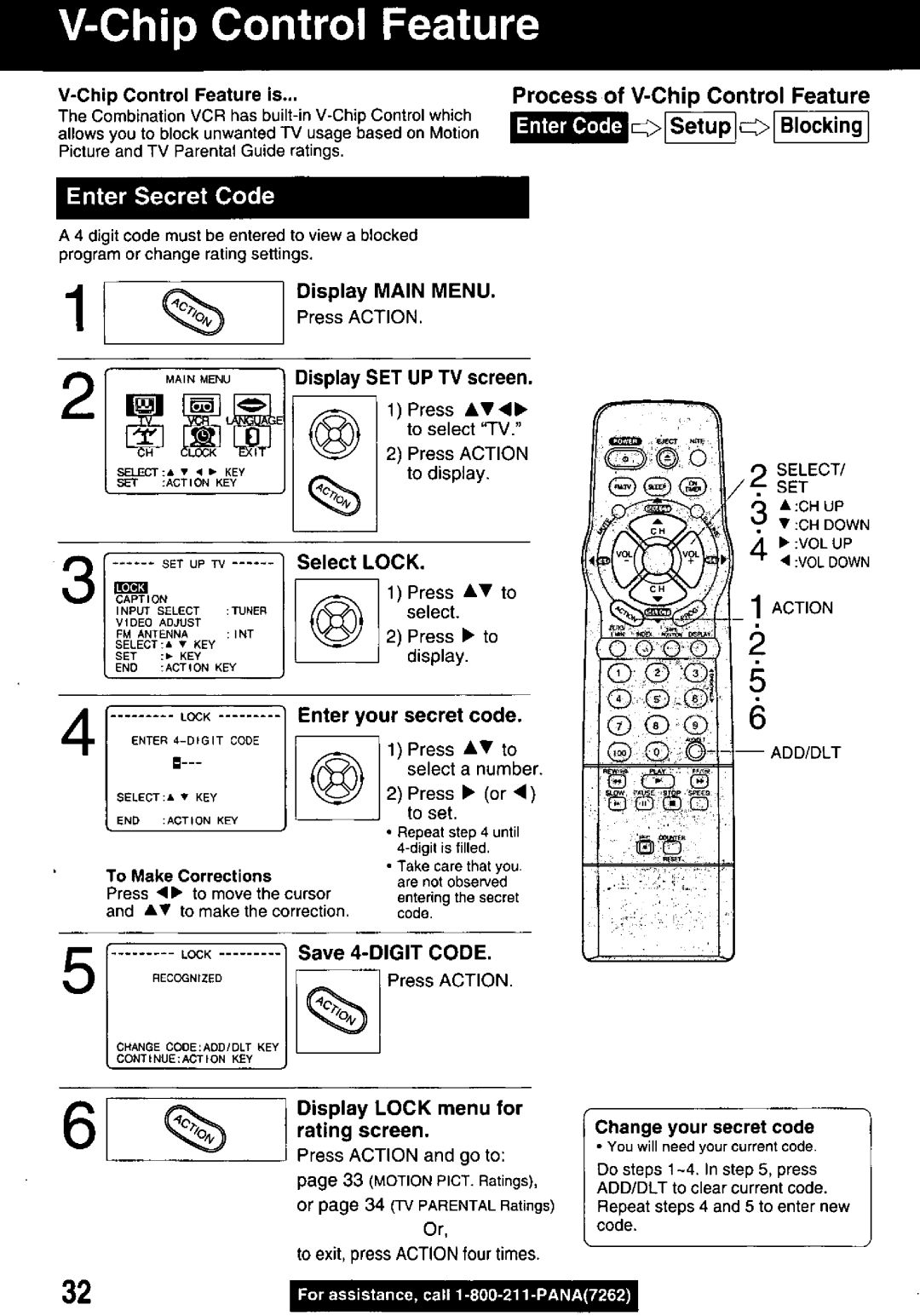 Panasonic PV M939 manual 