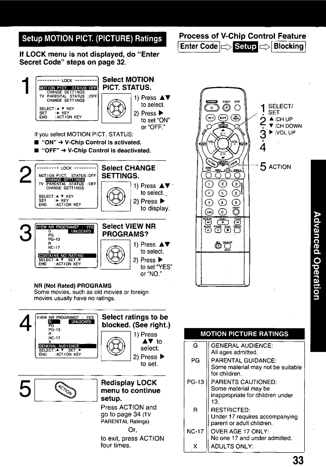 Panasonic PV M939 manual 