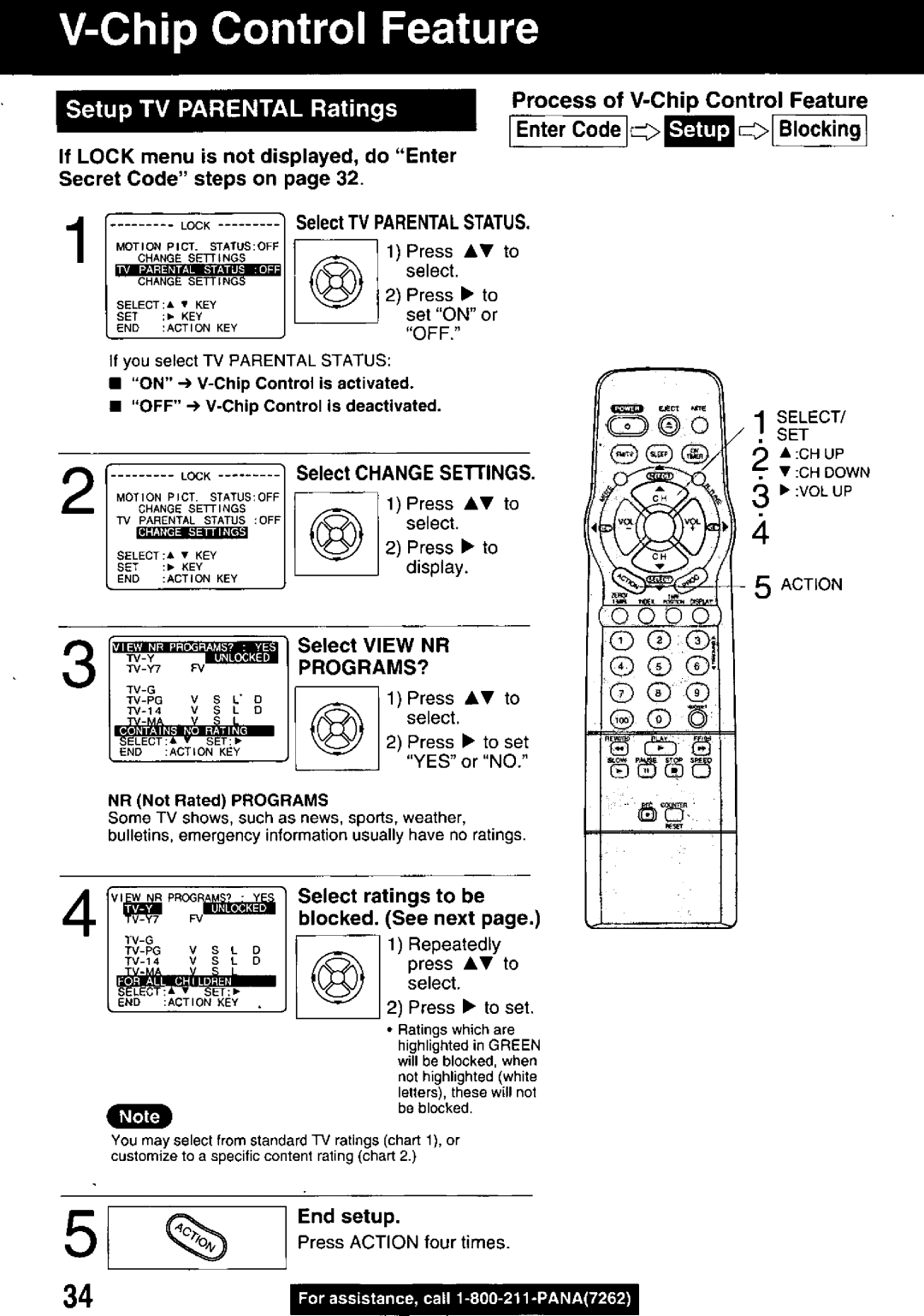 Panasonic PV M939 manual 