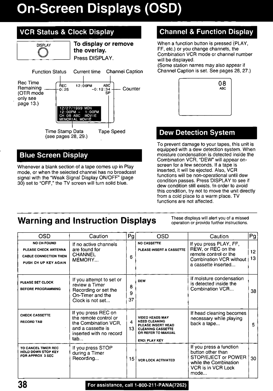 Panasonic PV M939 manual 