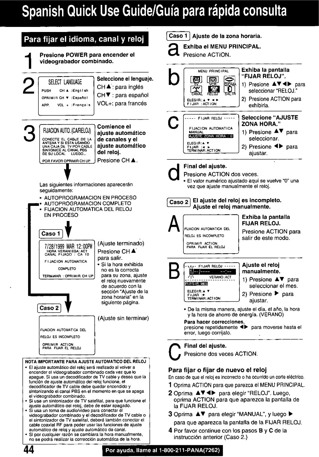 Panasonic PV M939 manual 