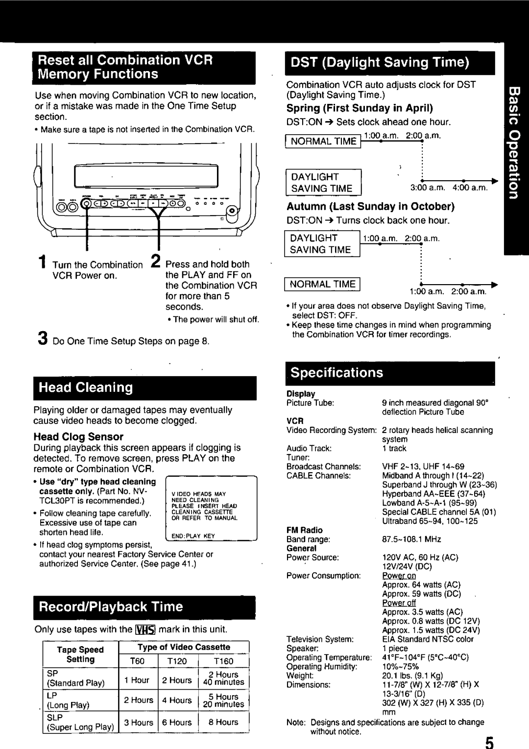 Panasonic PV M939 manual 