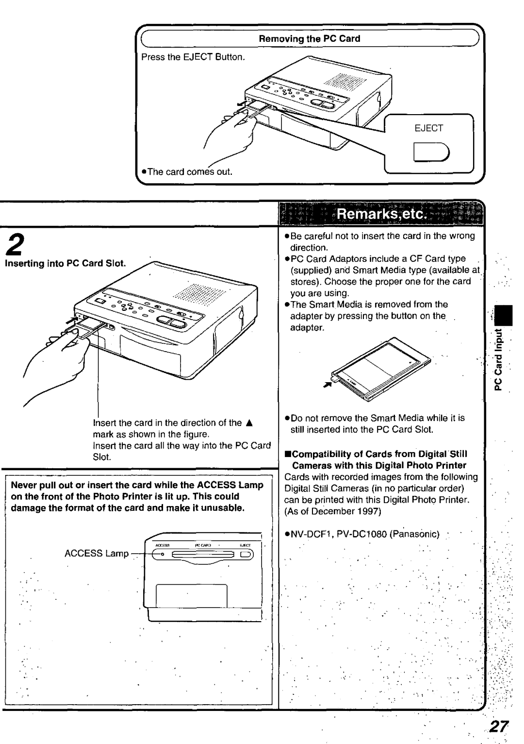 Panasonic PV-PD2000 manual 