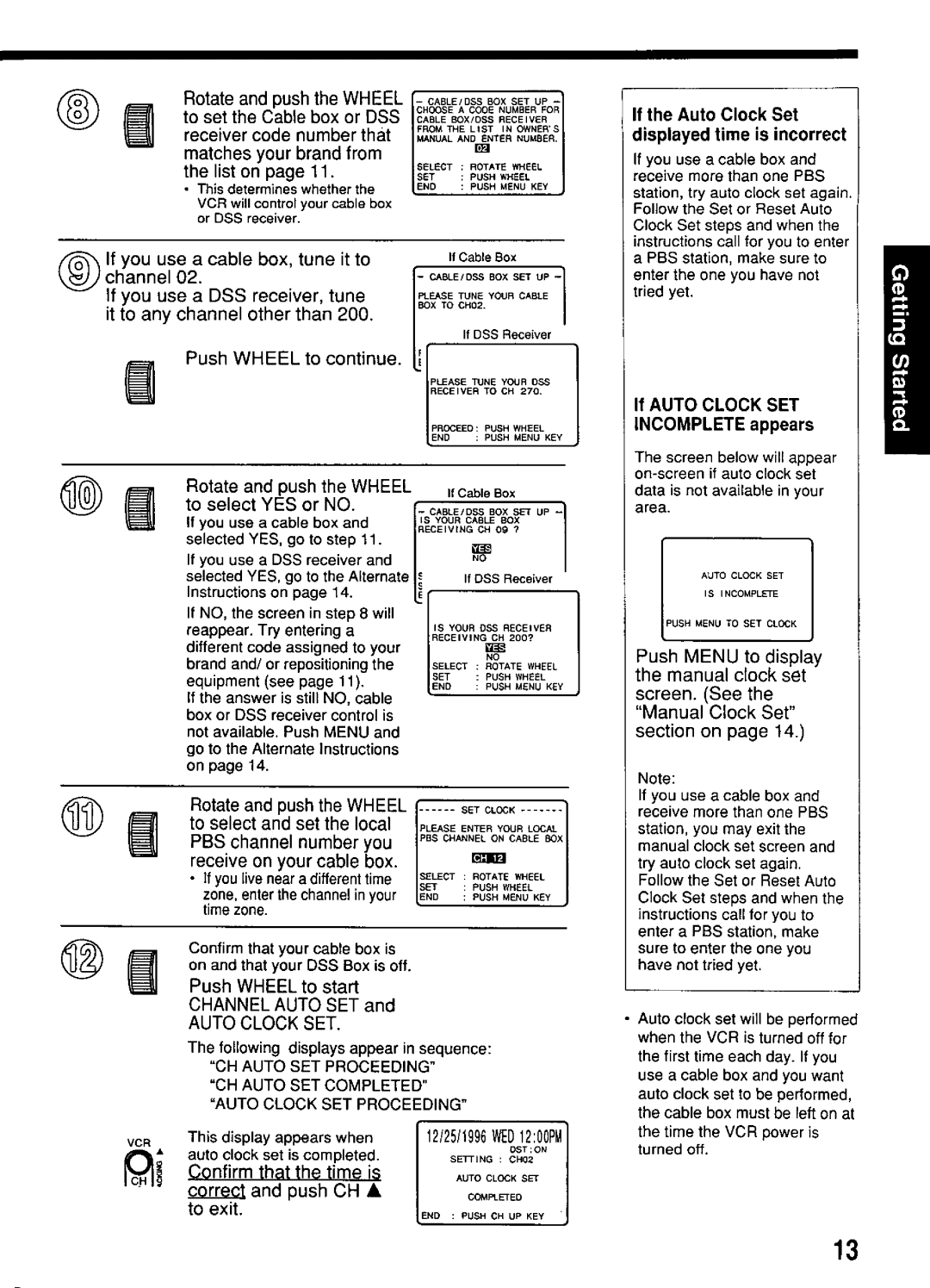 Panasonic PV-S4670 manual 