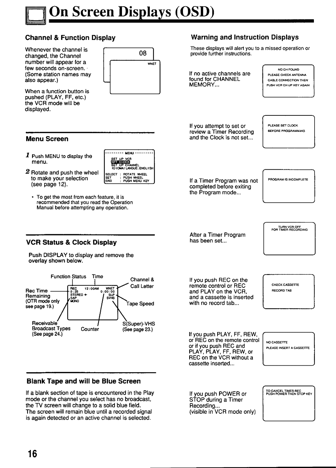 Panasonic PV-S4670 manual 