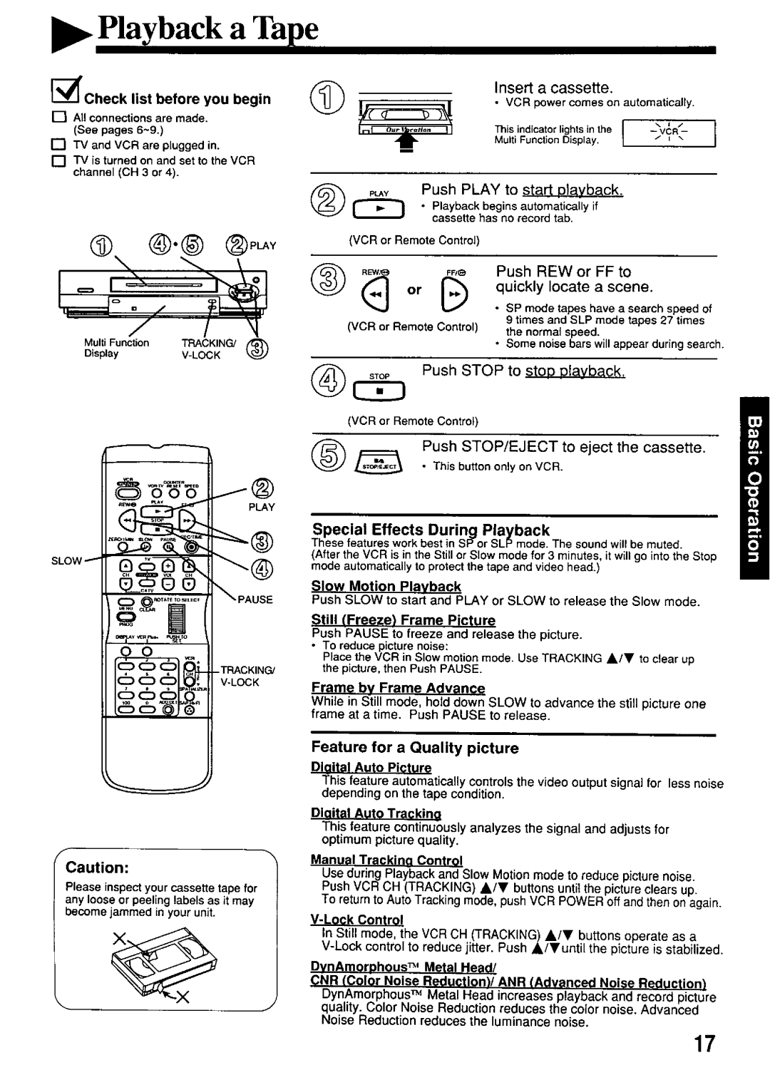 Panasonic PV-S4670 manual 