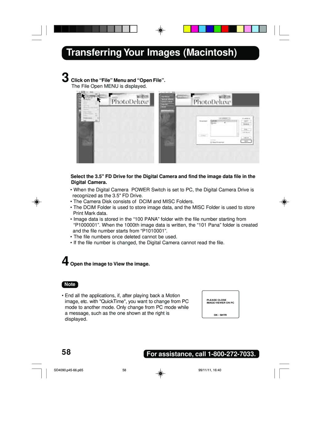 Panasonic PV-SD4090 operating instructions Open the image to View the image 