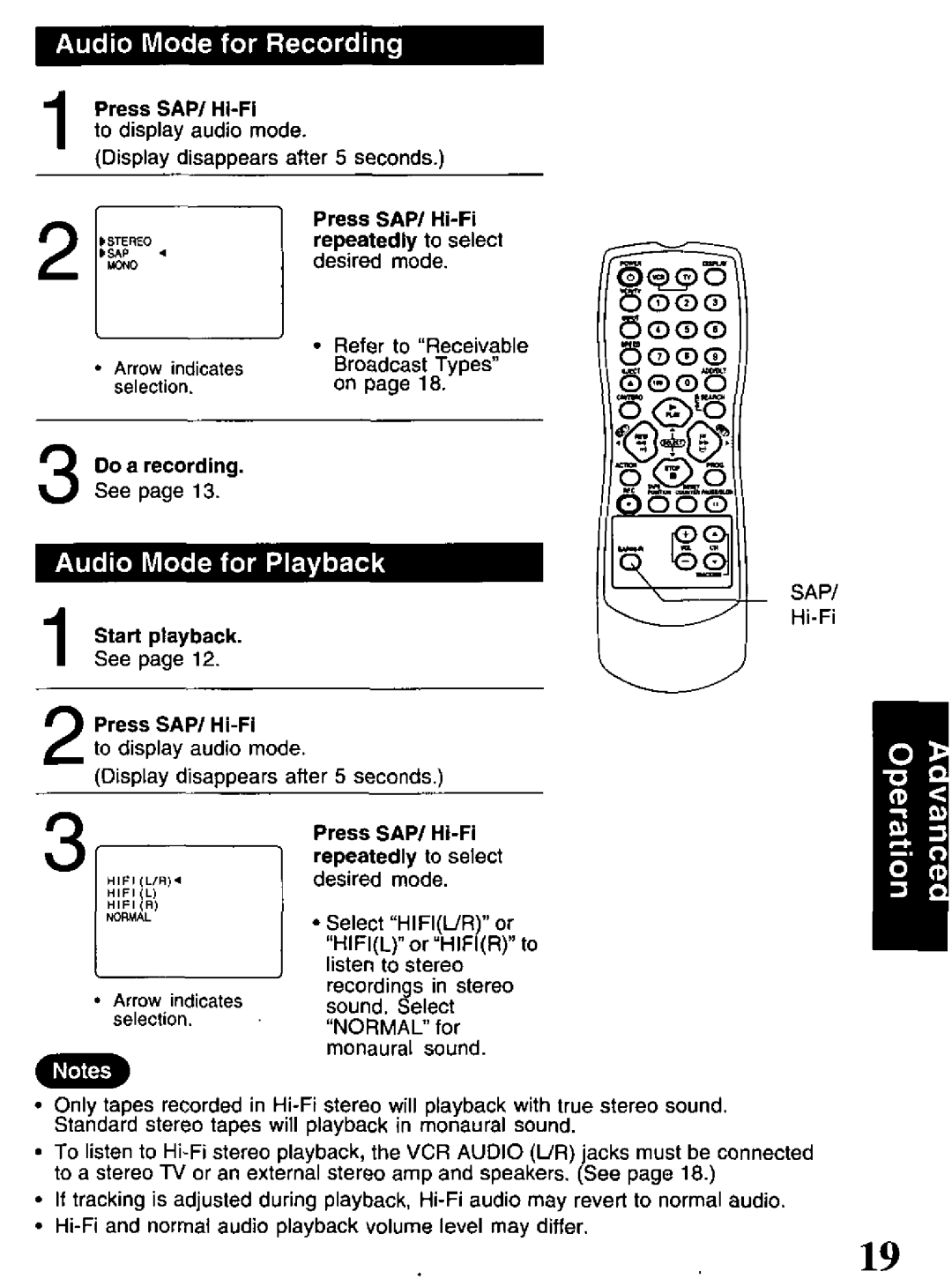 Panasonic PV-V4021, PV-V4521 manual 