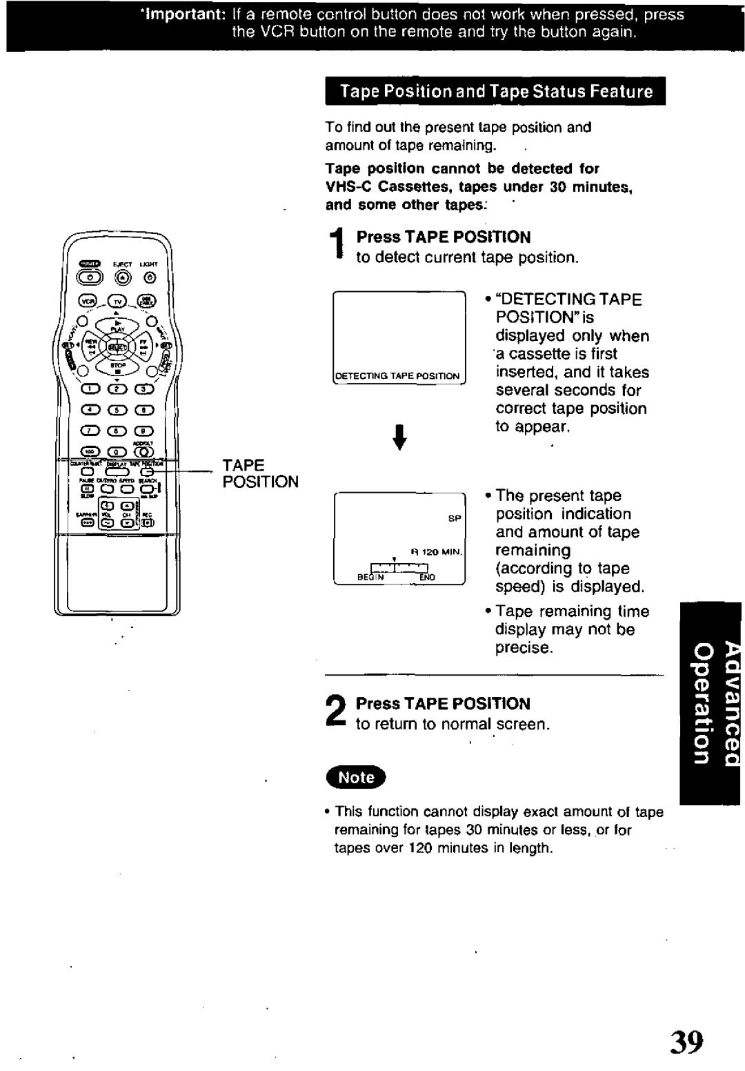 Panasonic PV-VS4821 manual 