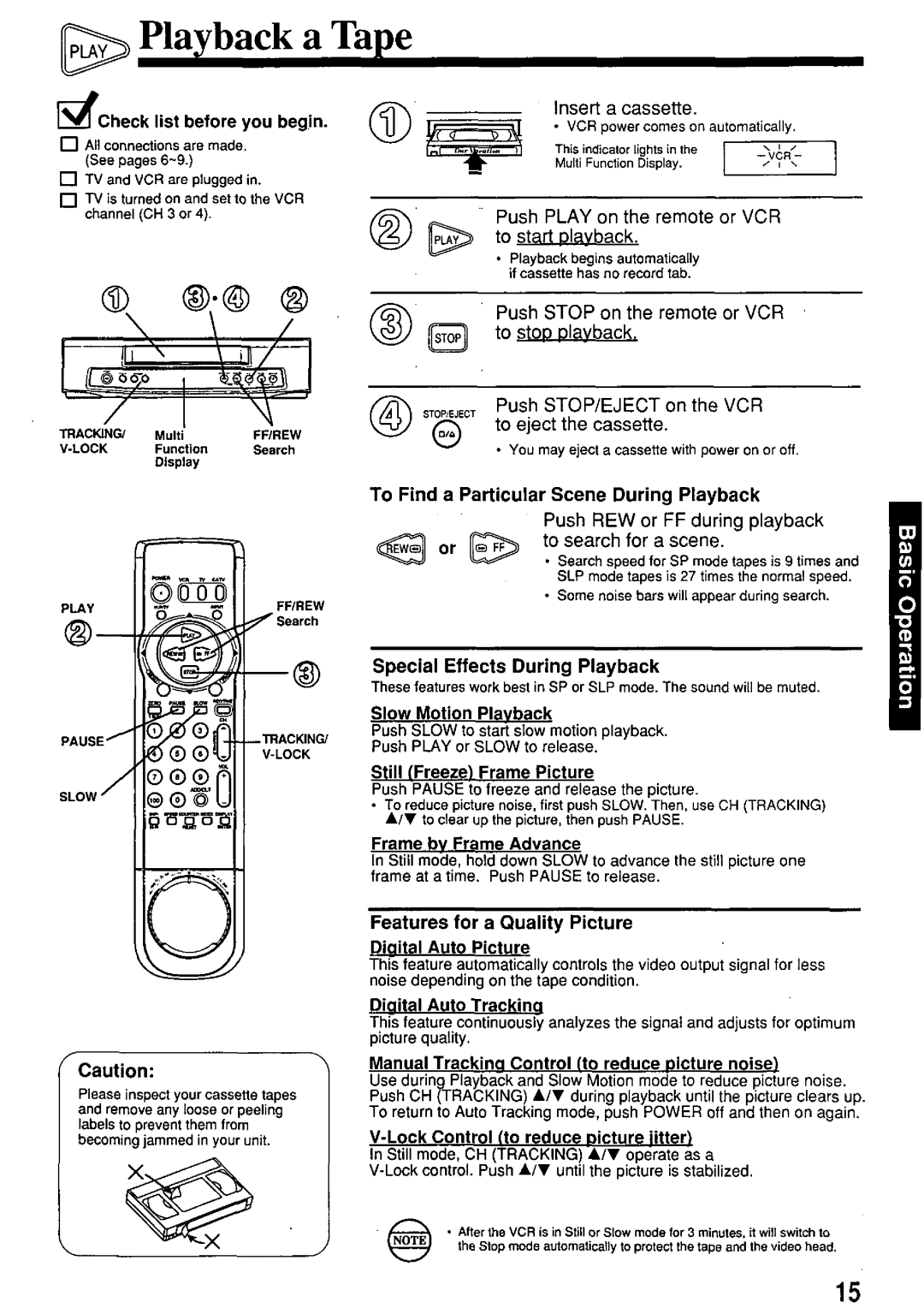 Panasonic PV7455S manual 