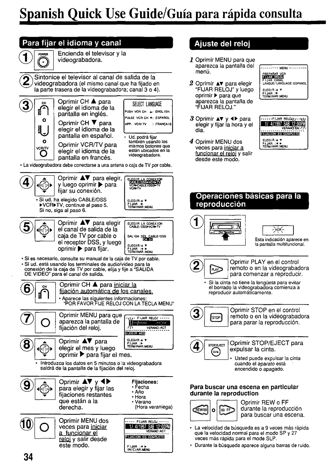 Panasonic PV7455S manual 