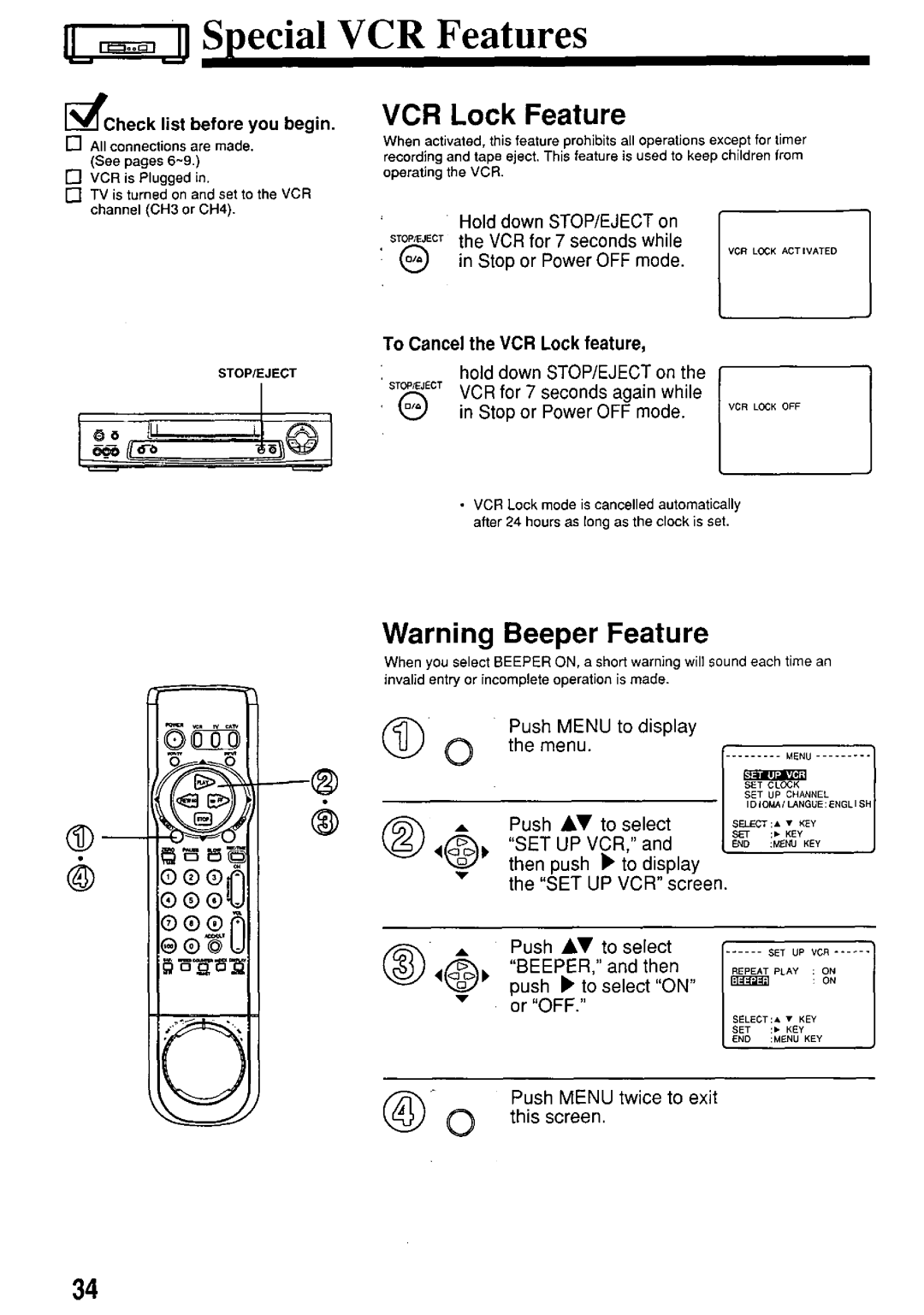 Panasonic PV7665S manual 