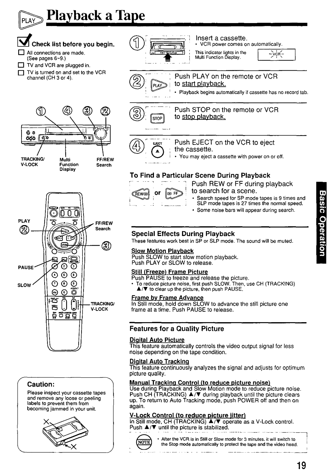 Panasonic PV7667 manual 