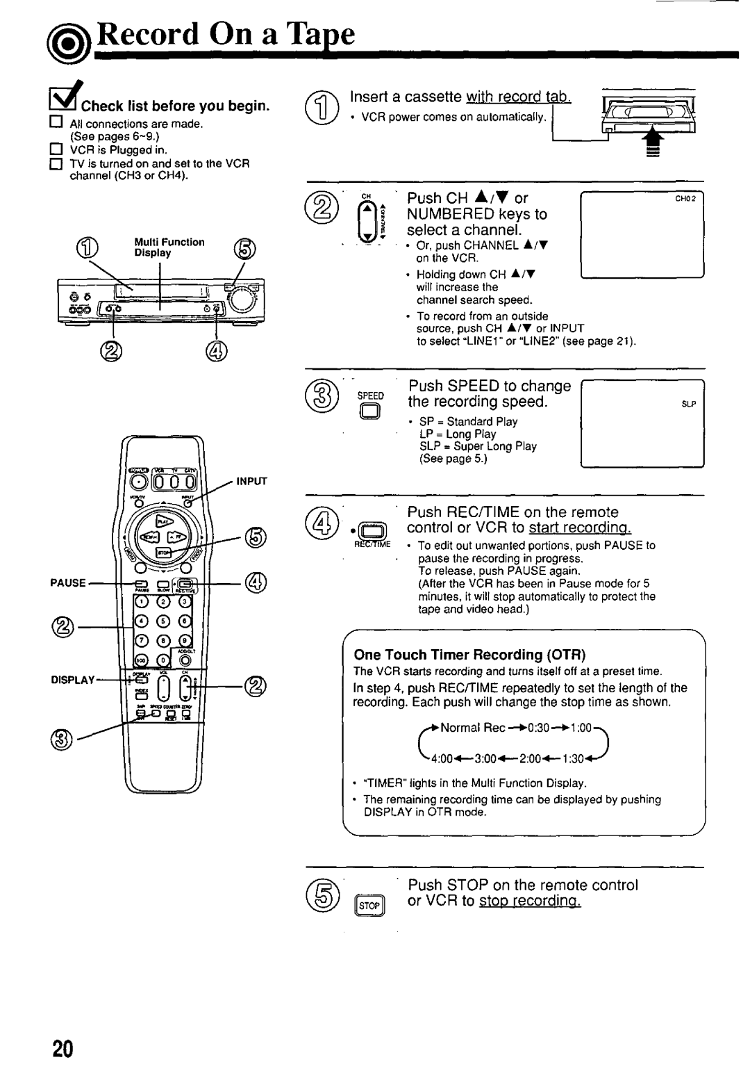 Panasonic PV7667 manual 