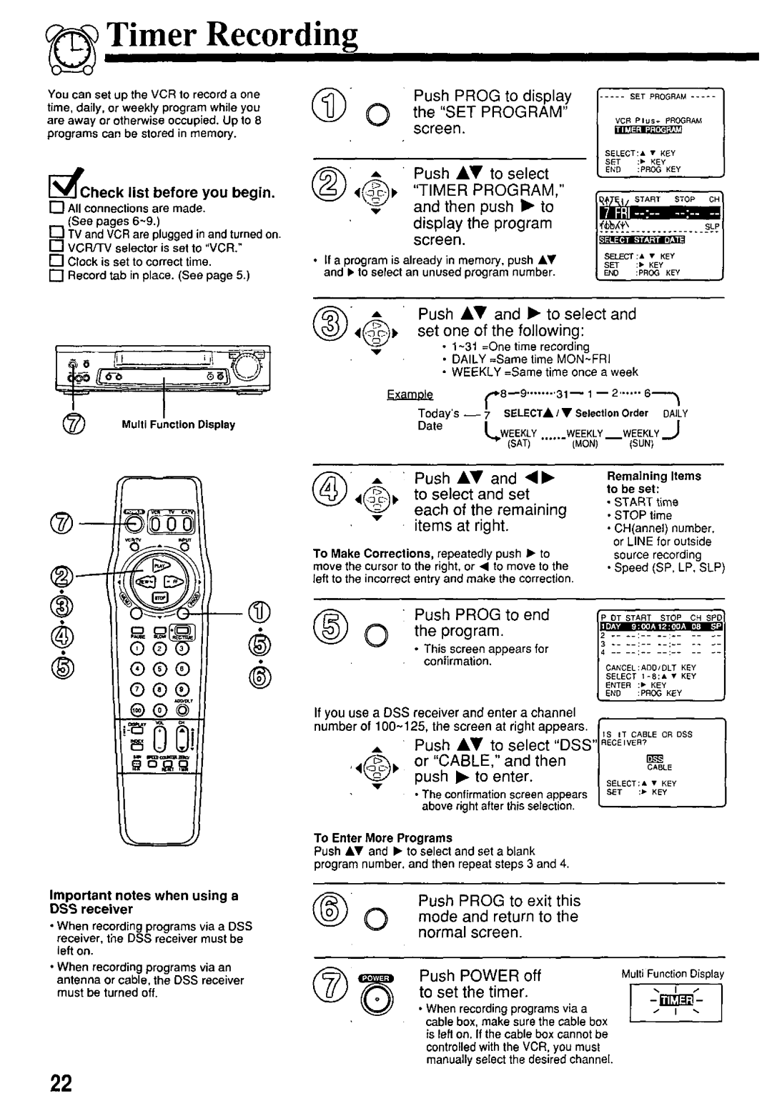 Panasonic PV7667 manual 