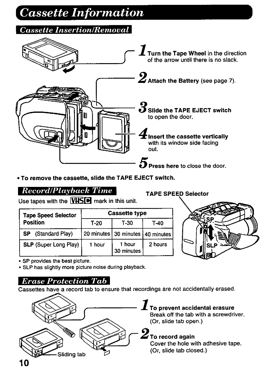 Panasonic PVD526 manual 