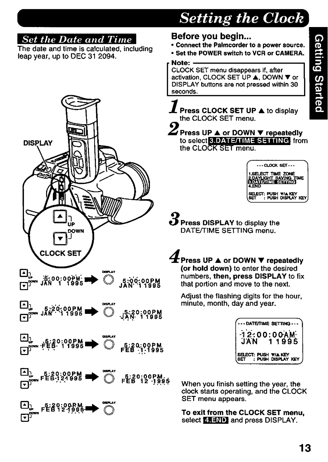 Panasonic PVD526 manual 