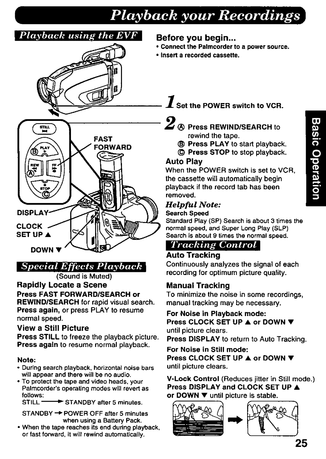 Panasonic PVD526 manual 