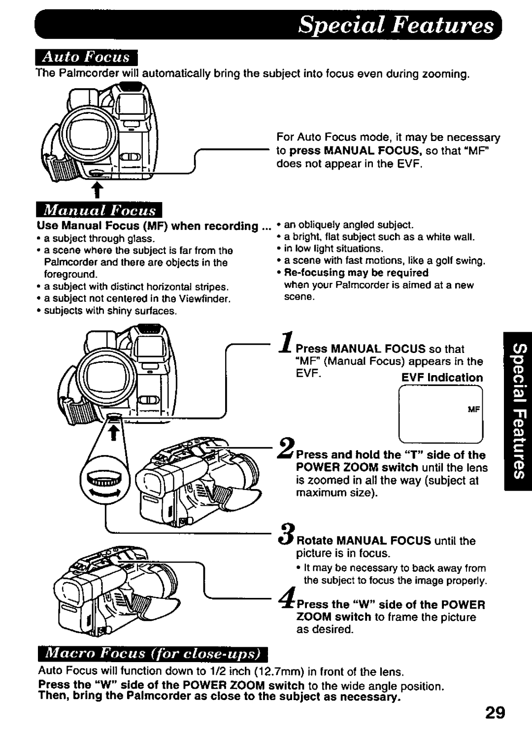 Panasonic PVD526 manual 