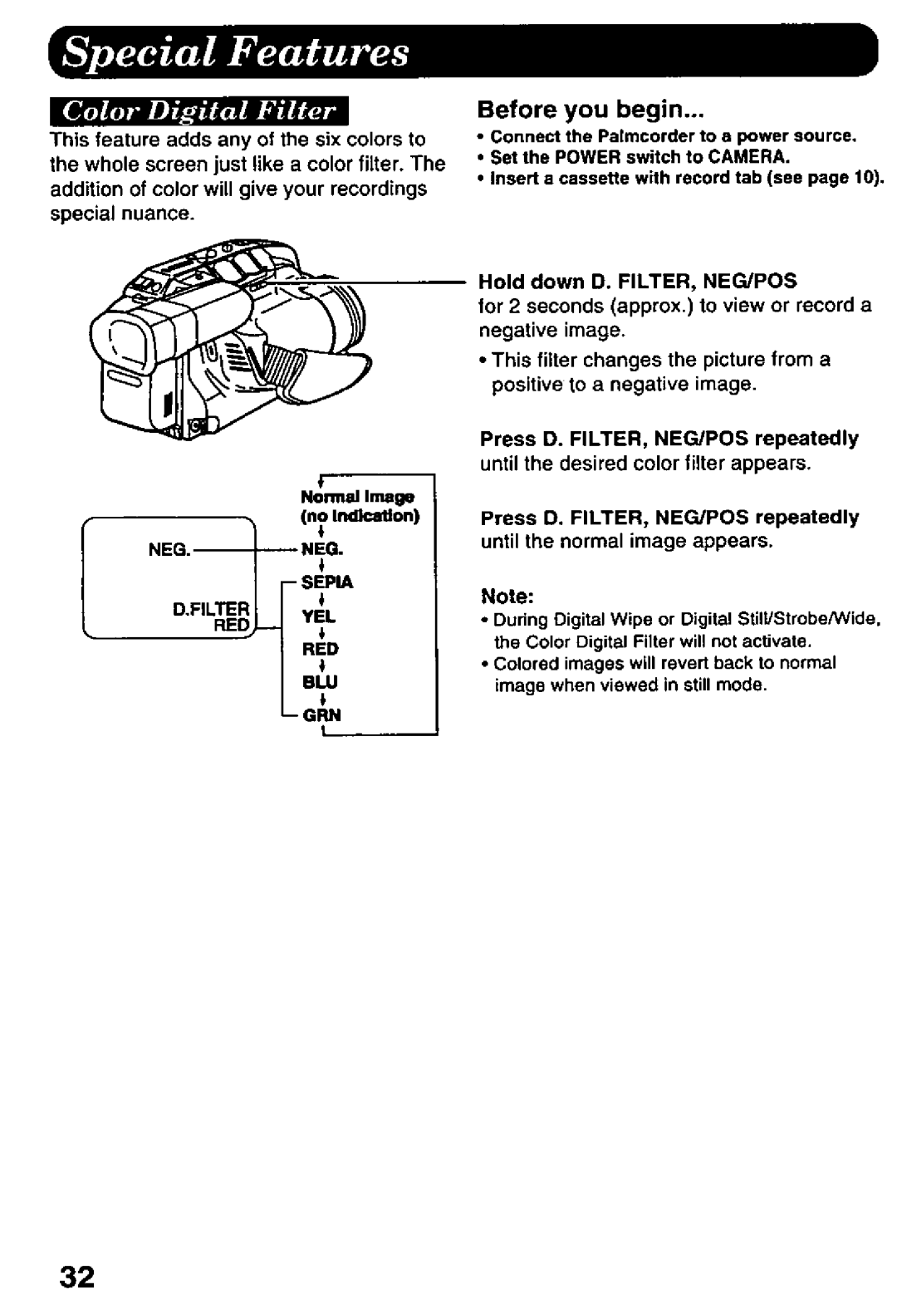 Panasonic PVD526 manual 