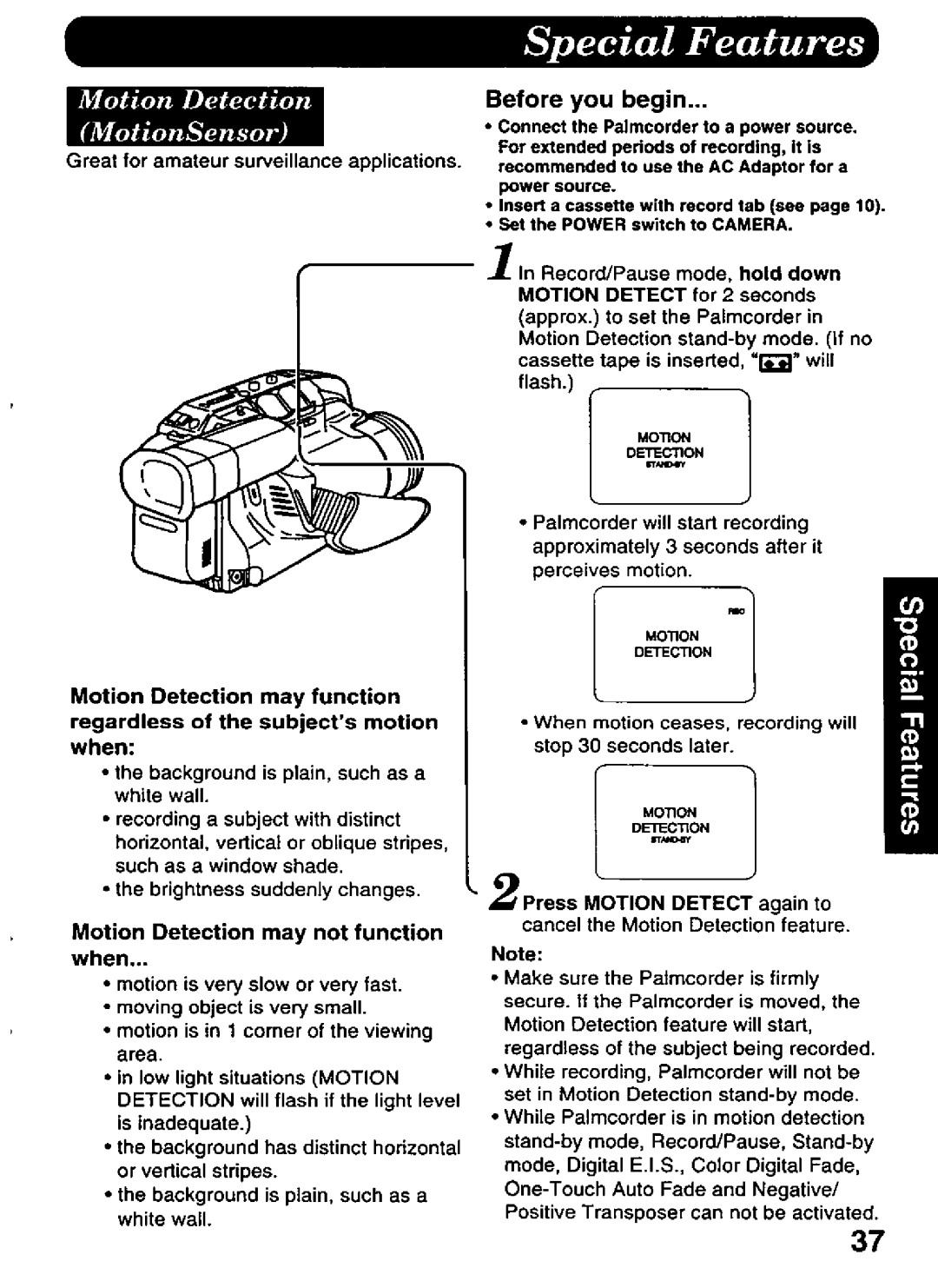 Panasonic PVD526 manual 