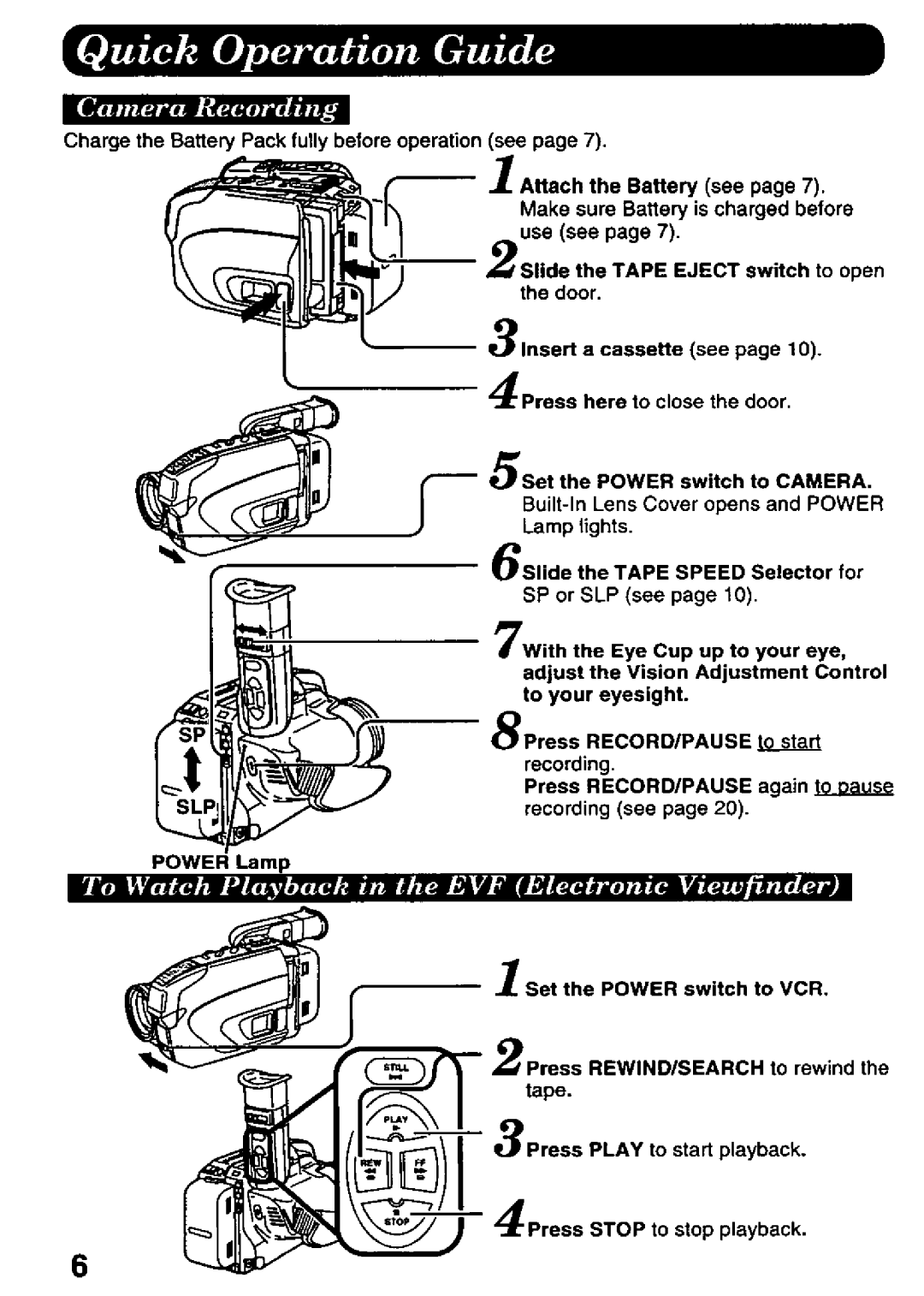 Panasonic PVD526 manual 