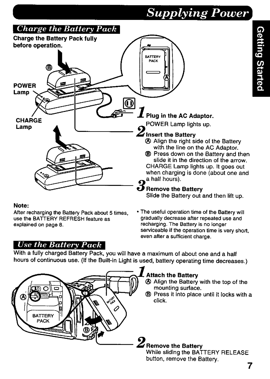 Panasonic PVD526 manual 