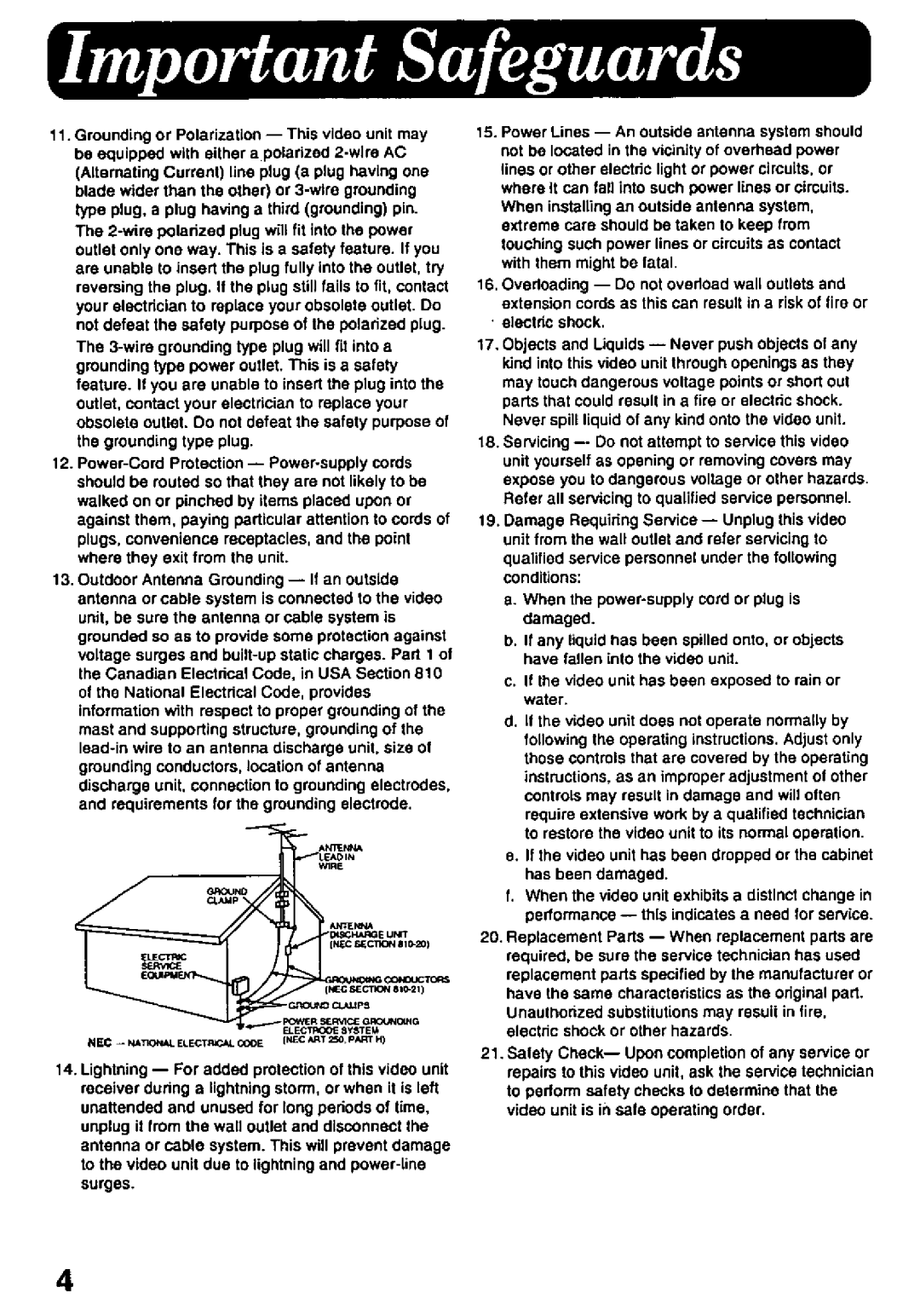 Panasonic PVD607 manual 