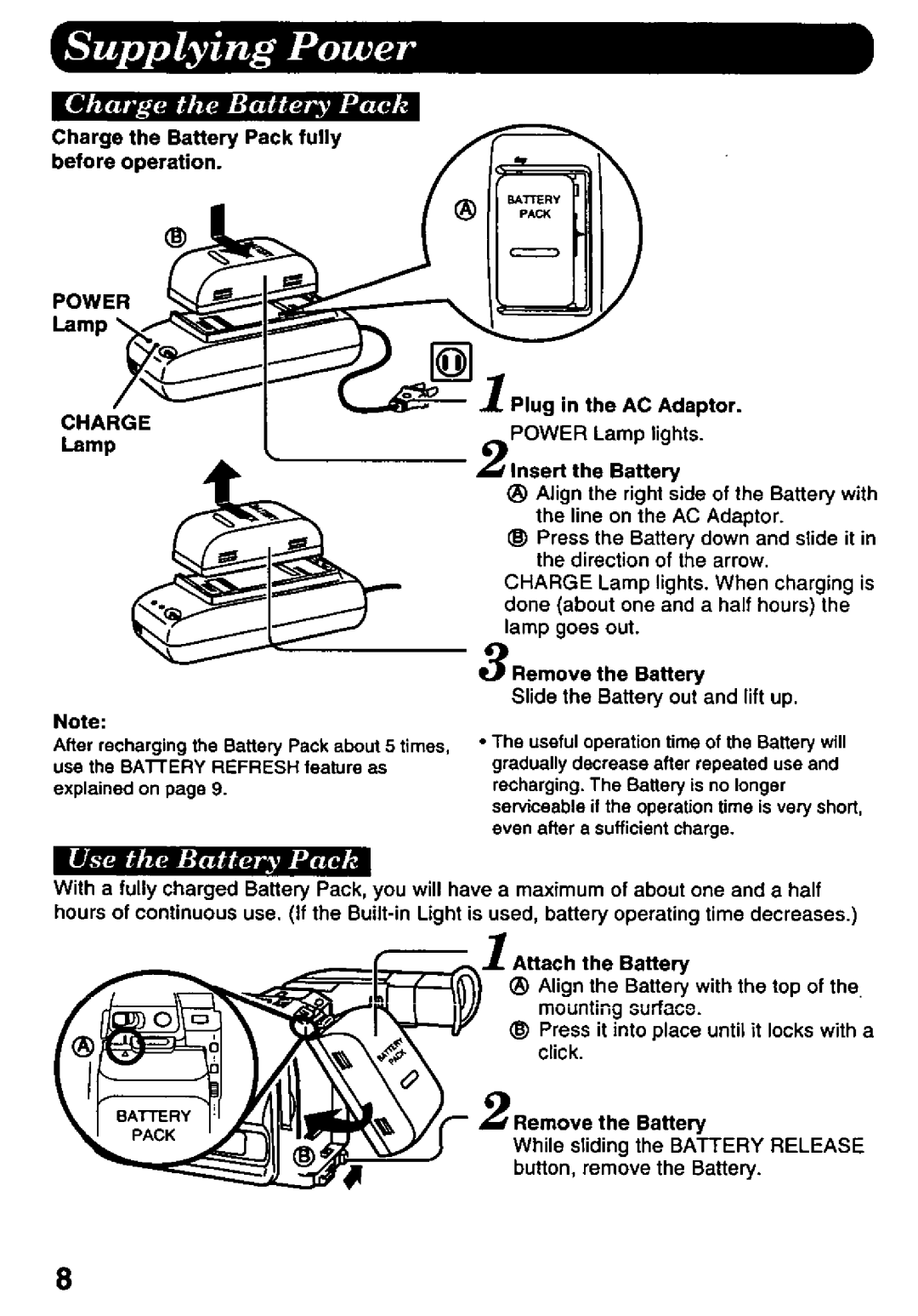 Panasonic PVD607 manual 