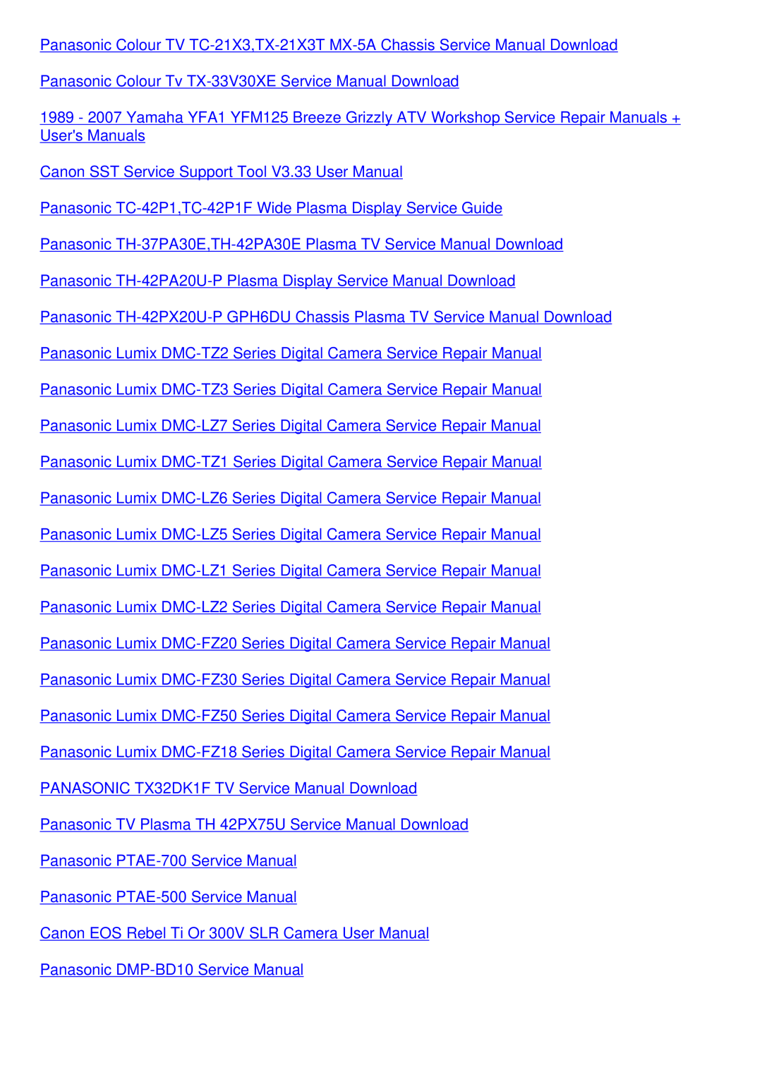 Panasonic PVGS200 user manual 