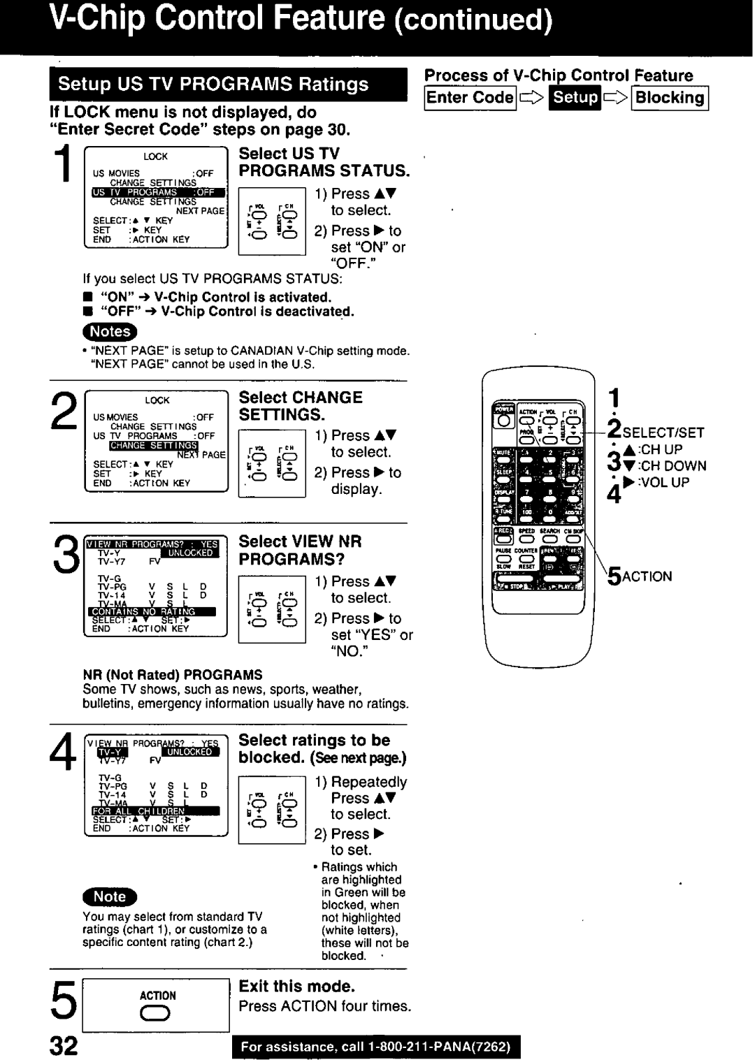 Panasonic PVQ-2510, PVQ-1310 manual 