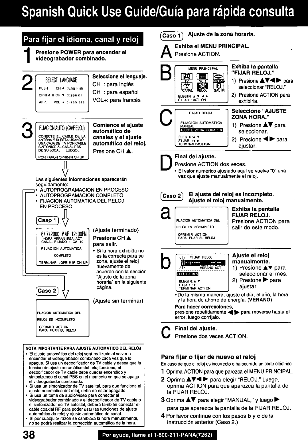 Panasonic PVQ-2510, PVQ-1310 manual 