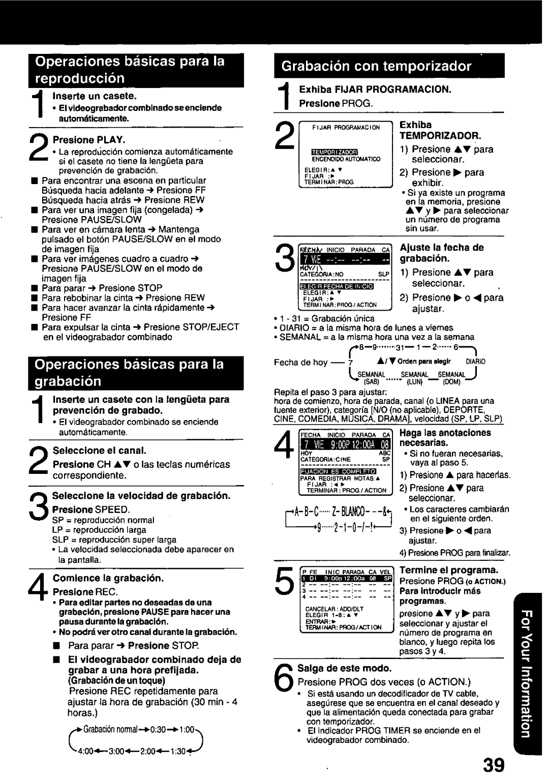 Panasonic PVQ-1310, PVQ-2510 manual 