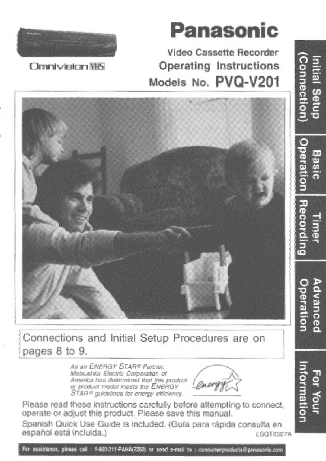 Panasonic PVQ-V201 manual 