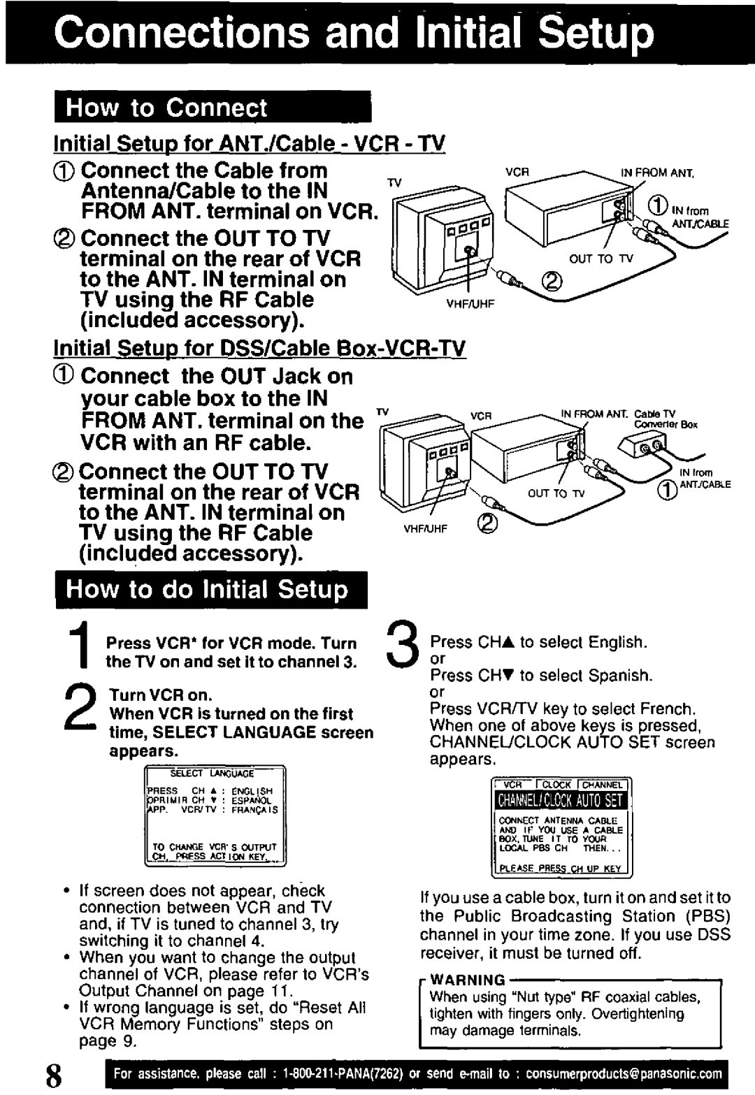 Panasonic PVQ-V201 manual 