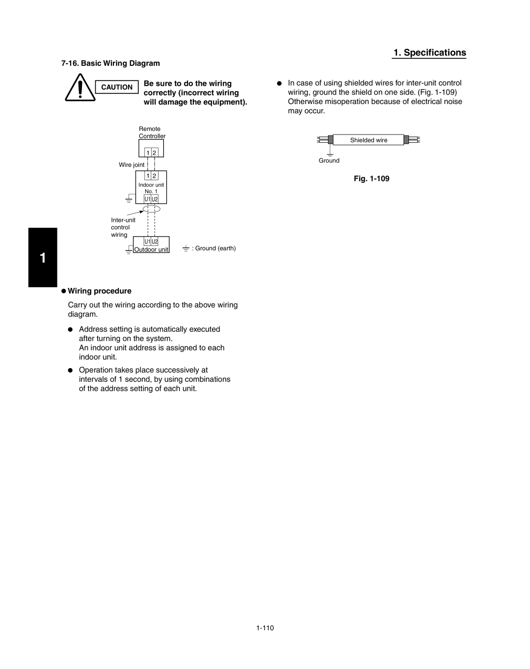 Panasonic R410A service manual Wiring procedure, Will damage the equipment 