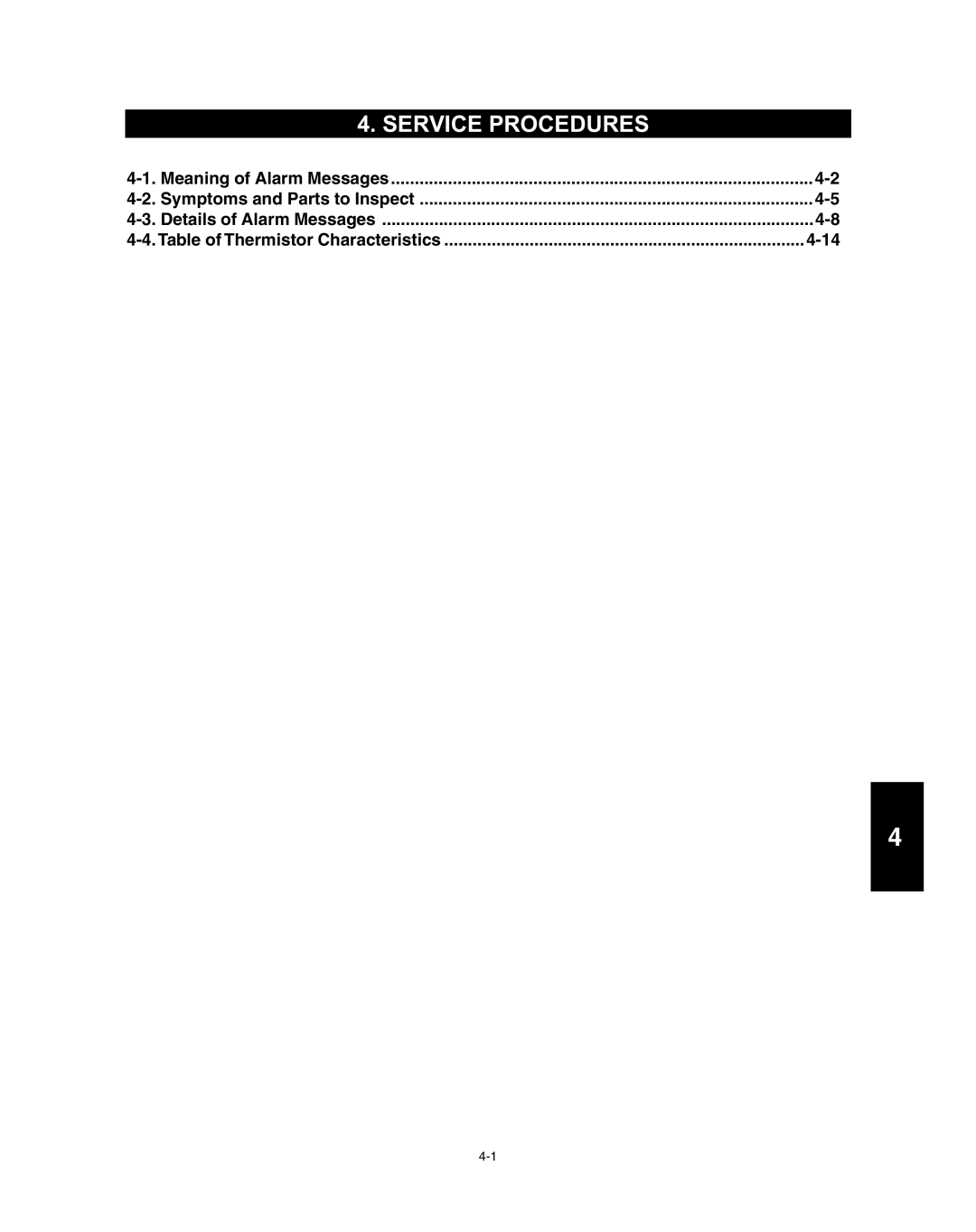 Panasonic R410A service manual Service Procedures 